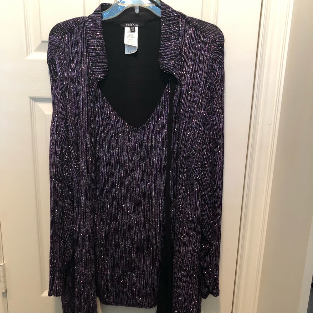 Onyx Nite jacket/blouse combo